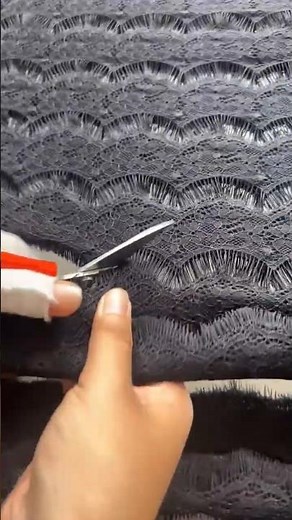 LACE CUTTING looks impossibly precise ✂️😳🧵 #crafts #skills #handmade