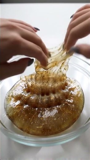 🍯 Golden Honey Slime | Super Satisfying & Relaxing ASMR ✨ #satisfying #relax #slime