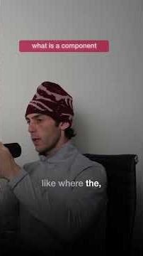 A component is a reusable piece of UI