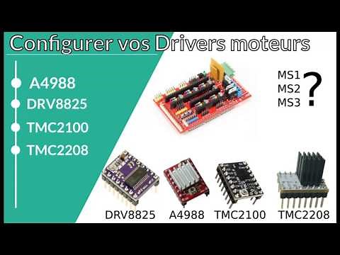 Ramps + TMC2100, TMC2208, DRV8825, A4988, How to configure your stepper motor drivers?