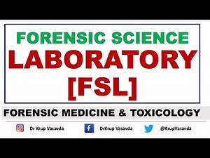 Forensic Science Laboratory | Dr Krup Vasavda