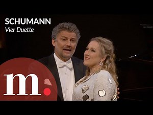 Diana Damrau & Jonas Kaufmann perform Schumann's lovely Vier Duette "Er und sie"