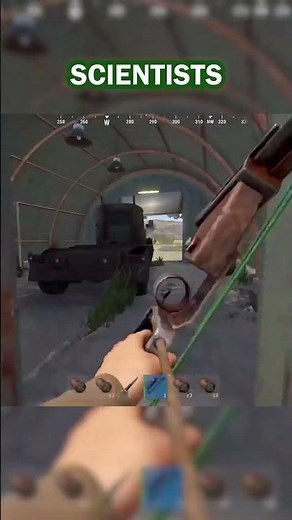 Mastering Rust Missile Silo Solo: Compound Bow Strategy Revealed! #shorts #rustgameplay #gamewithfj