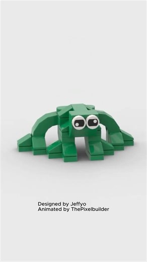 ‪@LEGO‬ Mini Frog | 3D Animation Build