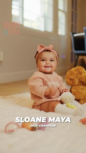 Baby Of The Year on Instagram: "Once-in-a-lifetime moments, made real. 💫 Looking back at Sloane Maya’s Baby of the Year story 🏆 Her $25,000 prize, her family’s joy, and a spotlight on Good Morning America — all while making a big impact. Truly unforgettable. This is what Baby of the Year is all about. 💛 #ColossalImpact #babyoftheyear #parenthood #baby #babiesofinstagram #babiesofig"