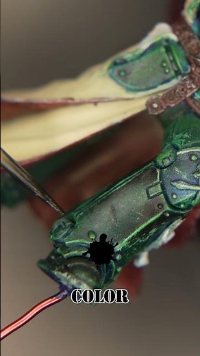 How To Paint Dark Angel Lion El' Jonson's Armor #warhammer #warhammer40k #miniaturepainting