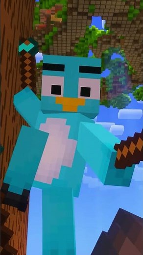 Climbing The Tallest Tree In Minecraft