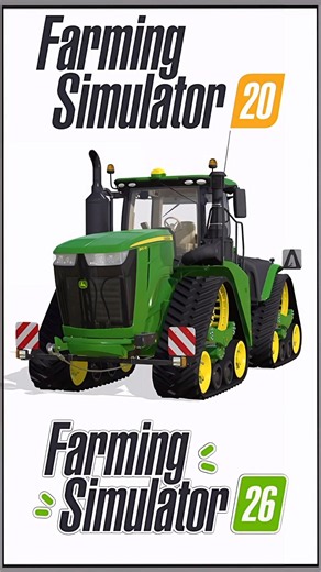 FS26 vs FS20 | Farming Simulator 20 vs Farming Simulator 26 John Deere Tractor Evolution