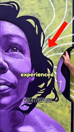 “This ART Changes Every Second… Her Moving Mural Will Shock You 🤯🎨”