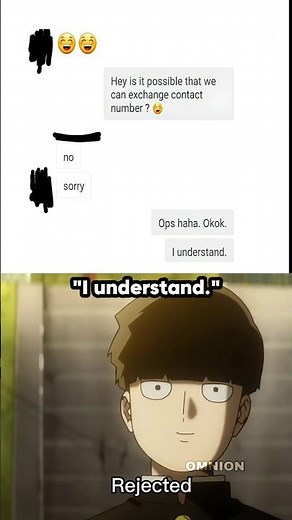 Rejected, but bro kept it respectful 💯