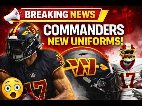 Washington Commanders DROPS NEW LOGO & NEW ALTERNATE JERSEYS