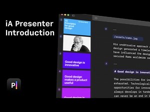 iA Presenter Introduction
