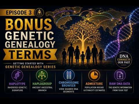 Getting Started with Genetic Genealogy | Ep.3 | Bonus Genetic Genealogy Terms
