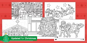Top 10 Christmas Colouring Sheets Pack