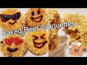 Cook With Ryan | Baked Beef Croquettes With A Cheesy Centre - YUM