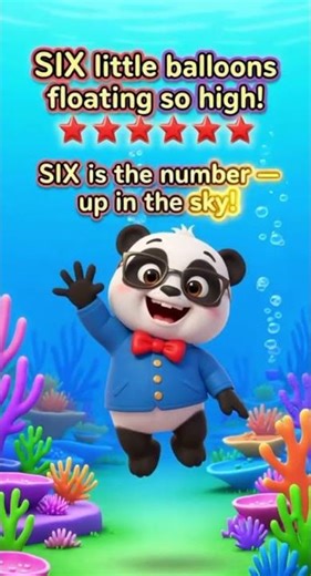 Learn Numbers 1 to 10 with Professor Panda! 🐼 | Fun 3D Counting Song for Kids