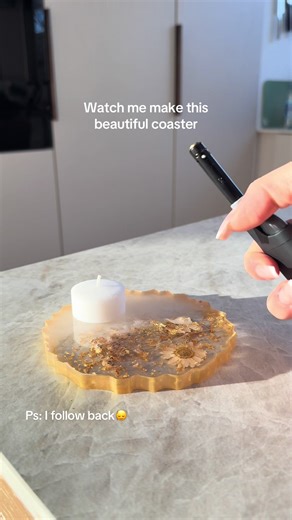 Handmade Coaster Creation Video for DIY Enthusiasts