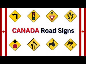 🇨🇦 Canada Road Signs 🛑🚦 | Master These Signs for Your Driving Test!