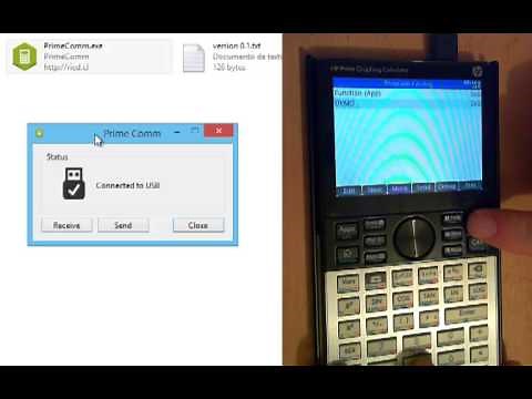 HP Prime Upload/Download utility for Windows