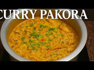 Authentic Pakistani Curry Pakora Recipe | Perfect Thick & Tangy Curry with Crispy Pakoras