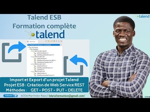 Import et Export d’un projet Talend (Projet ESB Partie 1 : Création de Web Service) – Talend ESB #9