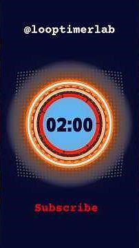 2 minute timer countdown #countdown #timer #alarm #focustime #productivity