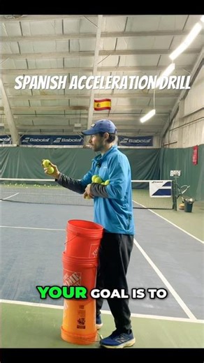Accelerate the racket. Create the heavy ball. 🎾🔥 🇪🇸