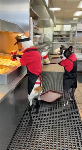 🍟 This is why they don’t work together. #dog