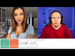 going on omegle with an EYE TRACKER