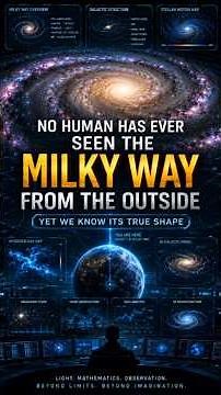 How Science Revealed the Shape of Our Galaxy 🔭 #MilkyWay #Astronomy #Universe #Cosmos #Galaxy #NASA