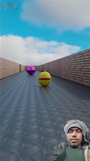 Robot packman vs magnet filed #shorts