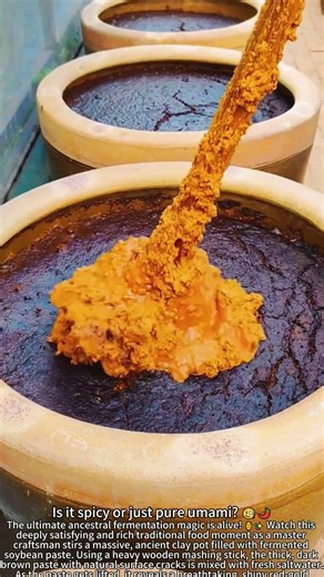 Stirring Giant Clay Pot: Liquid Gold Fermentation! 🏺🔥