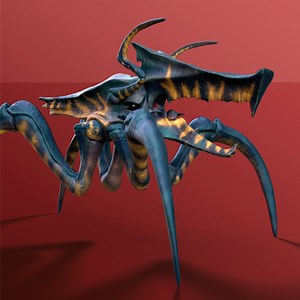 Arachnid Warrior Bug / 3D