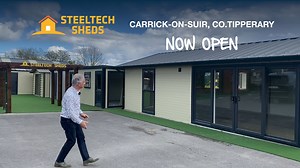 230 reactions · 17 shares |  NOW OPEN Steeltech Sheds Carrick-On-Suir, Co.Tipperary Full range of Sheds, Garages, Steeltech Homes, Offices, Garden Rooms and Greenhouses on Display.  Visit Us: Ballylynch, Waterford Road, Carrick-on-Suir E32 AY72 (Beside Morahan's Garage) ☎️ Call Us: 051 600891 | Steeltech Garden Sheds | Facebook