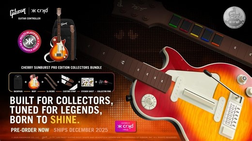 Special-edition CRKD Gibson guitar controller hits pre-order status