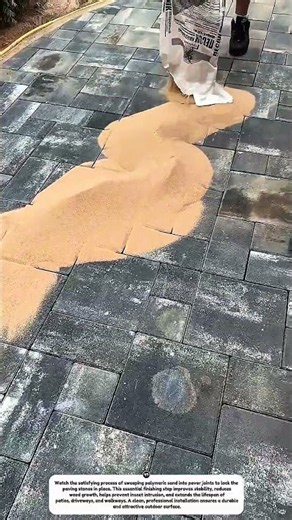 Perfect Paver Joint Sanding Process | Satisfying Polymeric Sand Installation