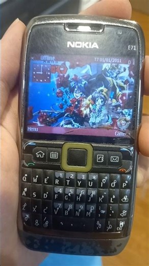 Nokia E71 startup and shutdown (remake)