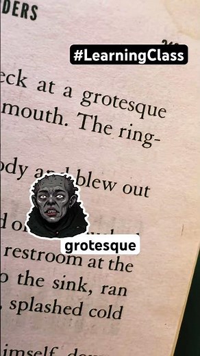 “Grotesque” Meaning | English Vocabulary | Word of the Day [#shorts]