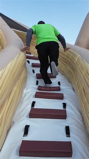 This slide is as smooth as chocolate #awesome #inflatableslide #inflatable #slide