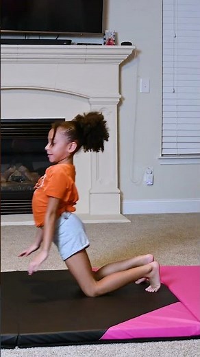 Gymnastics Tutorial: Let's Learn the Chest Handstand #gymnastics #tumbltrakteamrep #chesthandstand