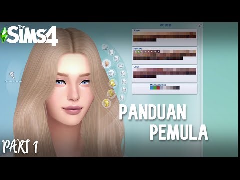PENJELASAN LENGKAP Tutorial Part 1 - Create A Sim | How To Play The Sims 4