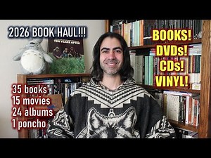 Book Haul 2026!! | Fiction, Non-Fiction, Movies, Music, Vinyl