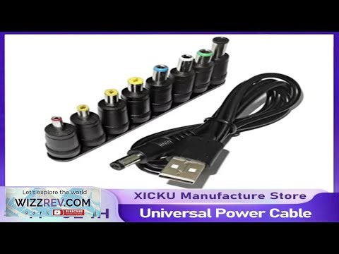 Universal Power Cable USB to DC 5.5 * 2.1mm Jack 5V Charging