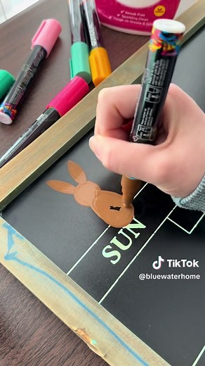 April Chalkboard Calendar Ideas & Planning