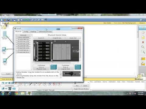 How To Connect Router ,Switch and Server Created By Vinay Verma