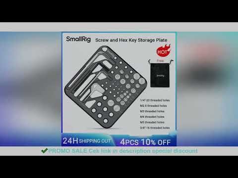 SmallRig Screw And Hex Key Storage Plate for Commonly Used Screws and Hex Keys Of Camera Rigs Camera