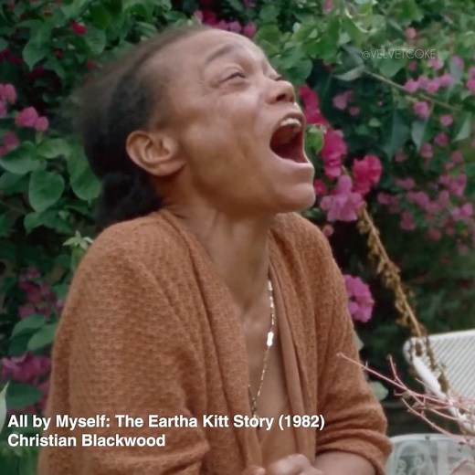 velvey on Instagram: "Bringing back Eartha Kitt’s response about compromising in a relationship, ‘All by Myself: The Eartha Kitt Story’, 1982."