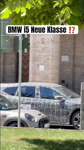 NEW BMW i5 Neue Klasse Prototype 😳⁉️ First Public Sighting in Munich! #funny