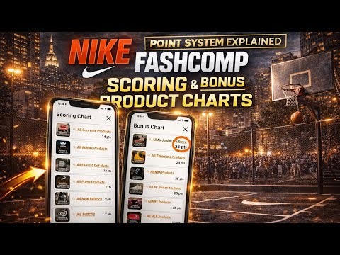 Nike Fashcomp Point System Explained (Scoring & Bonus Charts Breakdown)