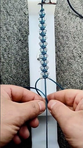 Unbelievable Handmade Bracelet Design 🔥 | Shiny Crystal Thread Bracelet 😍 #Shorts